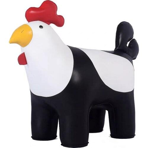 LARGE COCK ROOSTER STOOL Microfiber Leather Surface A Special Furniture For Your Home Decoration Cock Rooster Stool