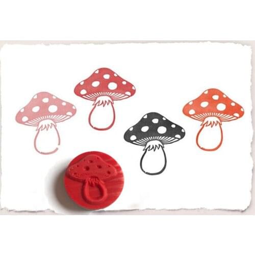 Mushroom decoration stamp cling rubber stamps for scrapbooking stationery DIY craft standard stamp