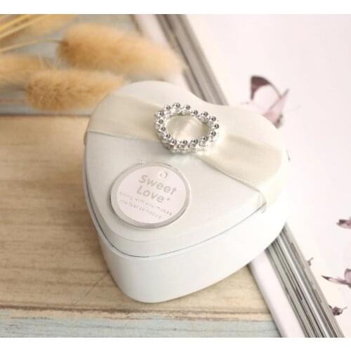 Heart Shape Metal Tin Candy Box Fashion Wedding Birthday Christmas Favors Choclate box presents Jewelry gift Wrap party decor