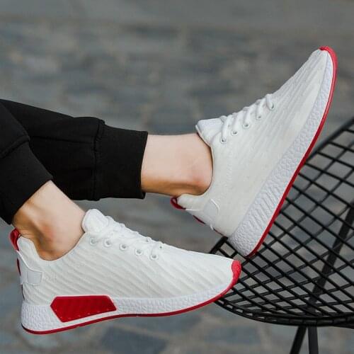 Fashion Men Sneakers Breathable Shoes Slip On Sneakers For Men High quality PU Sole Men Loafers Shoes Without Laces envio gratis