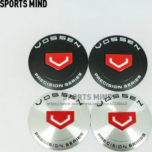 20PCS/lot 65MM VOSSEN PRECISION SERIES Car Wheel Center Hub Cap Sticker Car Badge Emblem sticker Decal car styling accessories
