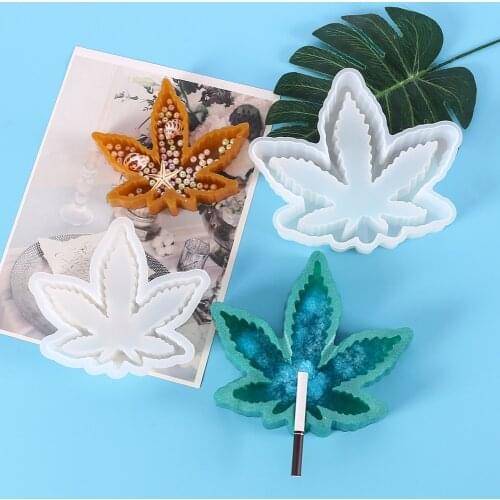 Leaf Maple Ashtray Silicone Epoxy Resin Mold for Jewelry Storage Box Coaster Crafts Making Tools Home Decoration