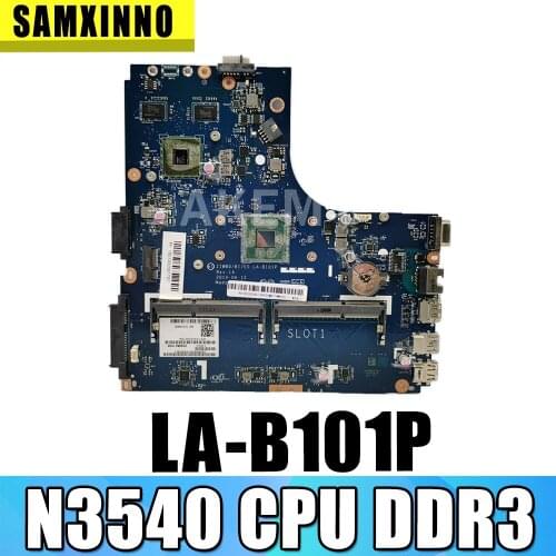 SAMXINNO ZIWB0 /B1E0 LA-B101P Main Board For Lenovo B40 B40-30 Laptop Motherboard 14 Inch N3540 CPU DDR3