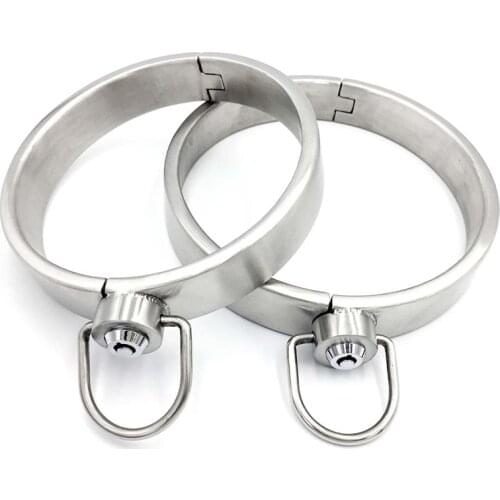 Stainless Steel Heavy Necklace Fetish Slave Restraint Bdsm Bondge Tools Neck Collar Adult Game Sex Toys For Women Men Couples