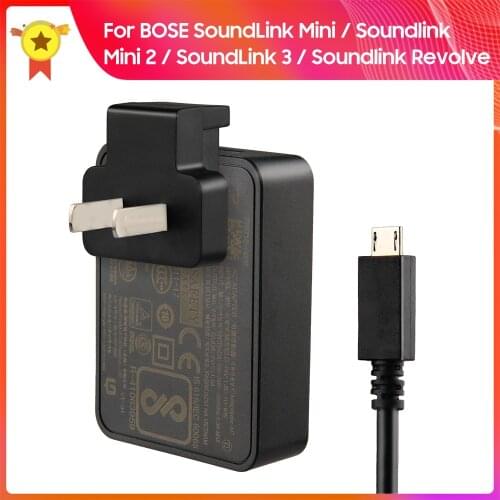 BOSE Power Adapter Charger for BOSE Soundlink Mini 2 3 Soundlink Revolve + Sound Bluetooth Speaker Charger 5V 1.6A EU US Type