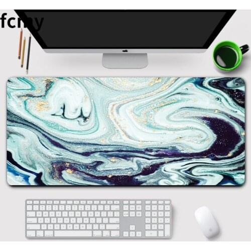 Art Strata Liquid Mouse Pad Large Gaming Mousepad Compute Mouse Mat Gamer Stitching Desk Mat Marble for PC Keyboard Mouse Carpet