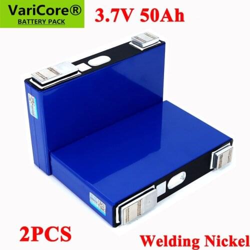 2pcs VariCore 3.7V 50Ah Ternary lithium battery 50000mAh for 3s 12V 24V 10s 36V Electric bicycle batteries modification Nickel