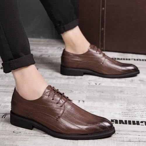 2020 fashion for shose mens genuine cuero loafers sport shoes mens size lether heel designer high classic stylish boots working