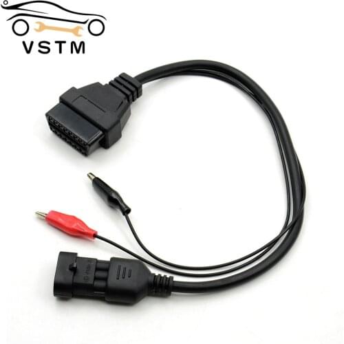 2021 NEW Cable Connector For Fiat 3pin Lancia FOR Alfa Romeo 3 pin OBD2 OBD 16 pin tool adapter cable with High Quality