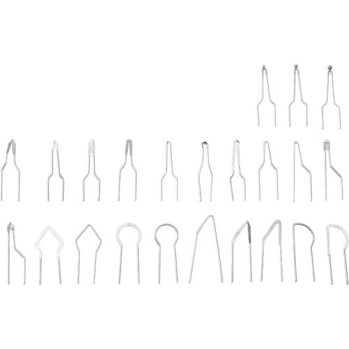 23pcs 1mm Pyrography Wire Tip Metal Alloy High Impedance Wood Burning Heating Wire Replacement Carving Pyrographic Tip