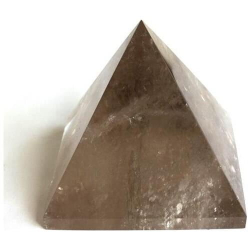 AAA+++++Natural Smoky Quartz Pyramid Tea Crystal Quartz Pyramid Ore Gems stone Energy stone Crystal Healing 28mm-35mm