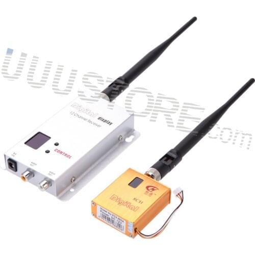5km Range Partom FPV 1.2G 1.2Ghz 800mw FPV Wireless AV Transmitter Receiver For CCTV RC Multirotor Helicopter DJI Phantom