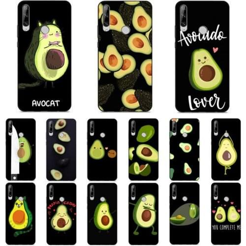 FHNBLJ Fruit Avocado Food Summer Phone Case for Huawei Y 6 9 7 5 8s prime 2019 2018 enjoy 7 plus