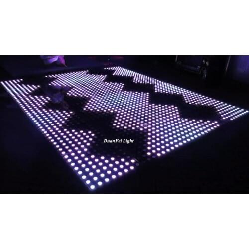 DunFly DuanFei Light 12pieces wedding dance floor 5050sm 50x50cm digital led dance floor for sale