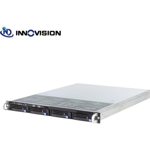 Factory 1U 4Bays hot swap server chassis with 6gb SATA backplane supporting max 12*13“ rack server case