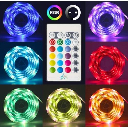 Voice Controller Led Strip Lights Neon Tape Usb Mini Music Bedroom Decoration Tape Diode Led Strip Lamp Wifi Controller D30