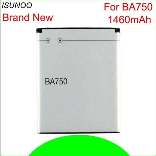 ISUNOO 10pcs/lot 1460mAh BA750 Battery for Sony Ericsson Xperia Acro Arc S LT15i LT18i X12 Battery