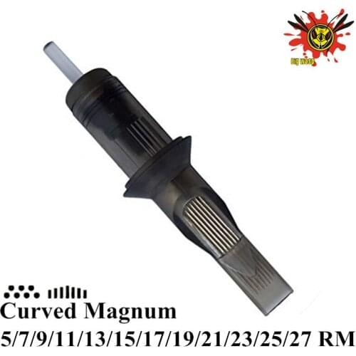 BIGWASP Standard Tattoo Needle Cartridges V2 Updated Version Cartridges -Curved Magnum 5/7/9/11/13/15/17/19/21/23/25/27RM