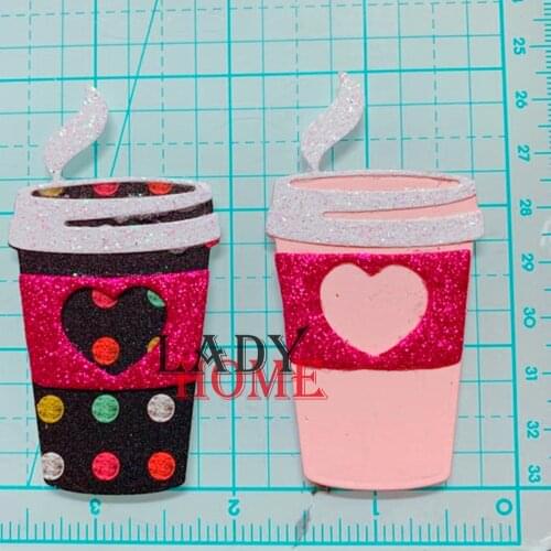 Coffee Tea Cup Craft Metal Cutting Die Mold Punch Stencil Template for DIY Scrapbooking Paper Album Photo Card Making Dies Cuts