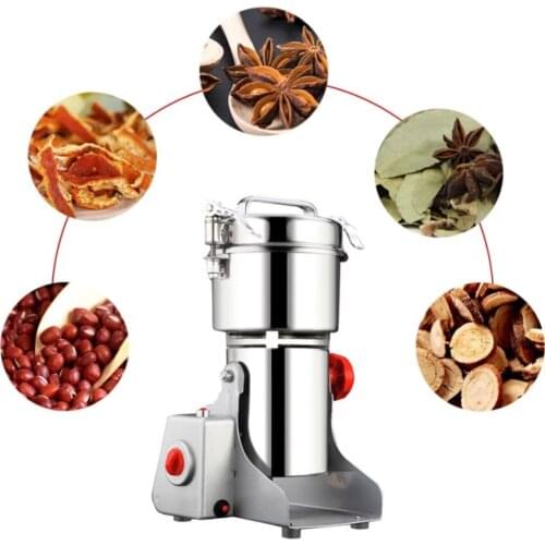 Multifunction Swing Type 2000g Portable Grinder Herb Flood Flour Pulverizer Food Mill Grinding Machine 36000r/Min Top Quality Db