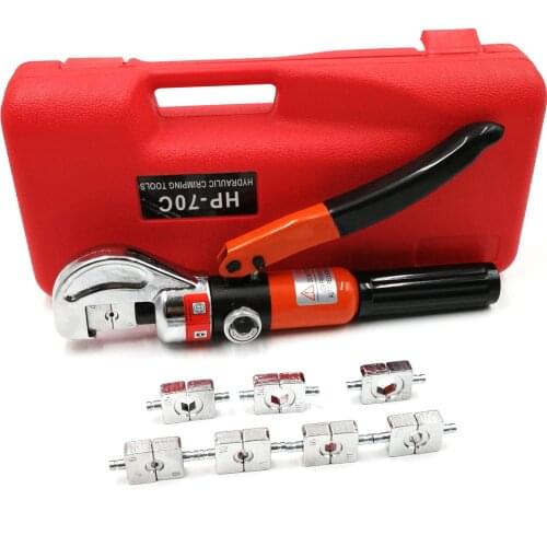 Upgraded Hydraulic Cable Crimper Hand Tool for Stainless Steel Cable Railing Fittings - Wire Swaging Tool-6 Ton