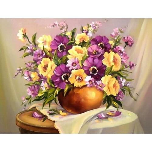 3D flower DIY Diamonds Embroidery Butterflies play Magnolia square Diamond Painting Cross Stitch Kits Diamond Mosaic Home Decor