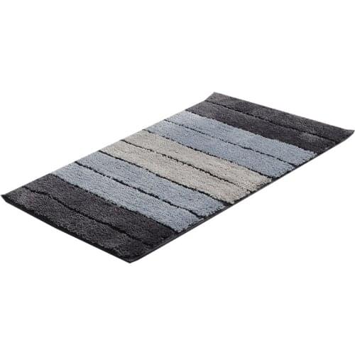 Non-Slip Bath Mat, Bathroom Carpet, Fluffy Microfiber Bath Mat, Bathroom Rugs for Shower, Bathtub & Toilet
