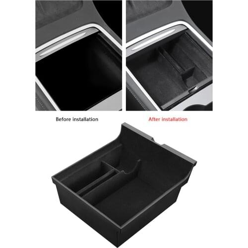 Console Organizer Armrest Hidden Storage Box for Tesla Model 3 Y 2021 Automobiles Interior Accessories Sundries Stowing Box