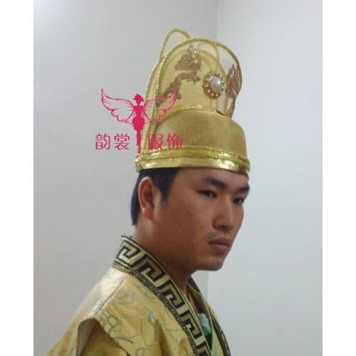 Tang Emperor Photography or Stage Use Hair Tiaras for Men Male Hat