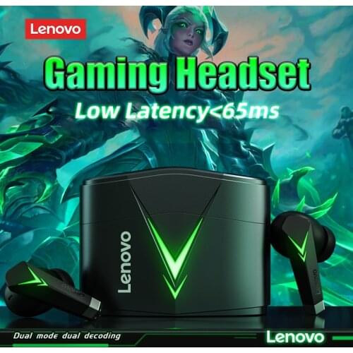 Lenovo LP6 TWS Earbuds Bluetooth 5.0 True Wireless Headphones Low Latency Gaming Earphones Touch Control Headset In-ear with Mic