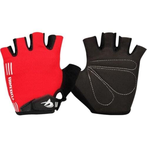 BIKEBOY Half Finger Cycling Gloves Anti-Slip Anti Shock Bicycle Left-Right Hand Gloves Anti-sweat MTB Road Bike Sports Gloves