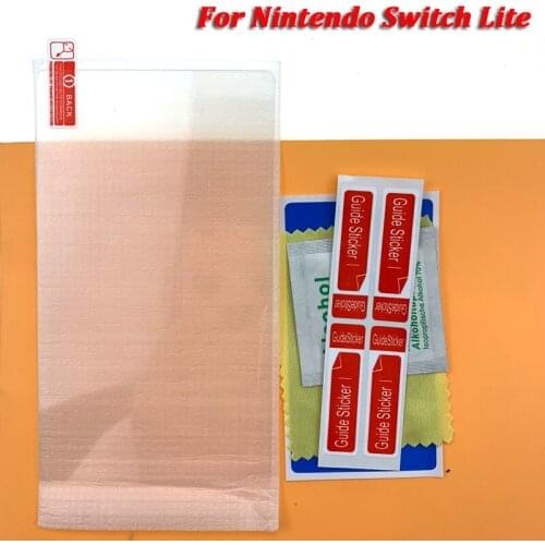 For Nintend Switch Lite Tempered Glass Screen Film for NS Game Console Anti-fingerprint Waterproof Scratchproof Protective Film