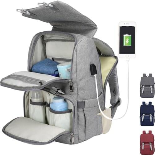 Backpacks Womens Mommy Diaper Bags Multi-functional High-Capacity Waterproof Maternity Travel Nappy Baby Bag for Mommy Luxury