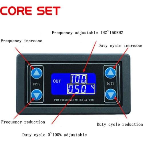 1HZ~150KHZ PWM Pulse Frequency Duty Cycle Adjustable Module Signal Generator