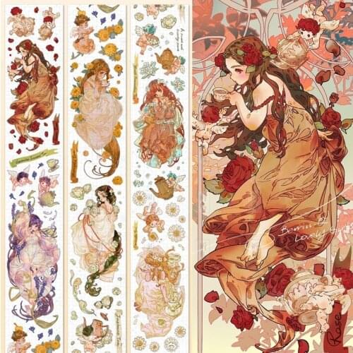 1 loop Dream Midsummer Night. Star Cultural Creation Transparent Pet Planner Journal Diary Washi Tape