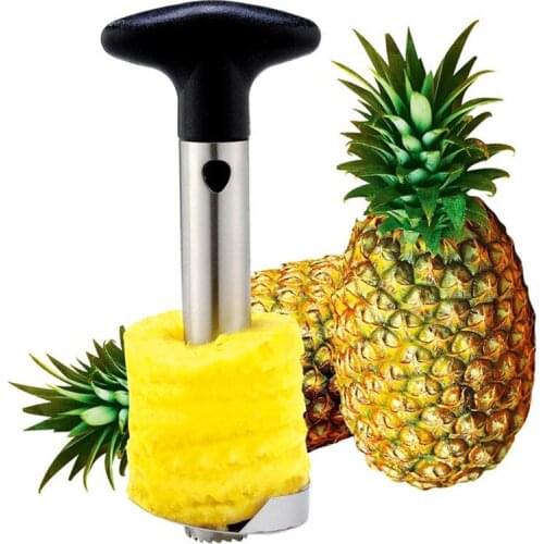 1PC Pineapple Peeler Large Stainless Steel Easy-to-Use Kitchen Accessories Pineapple Slicer cozy Fruit Knife Cutter Angler Tool