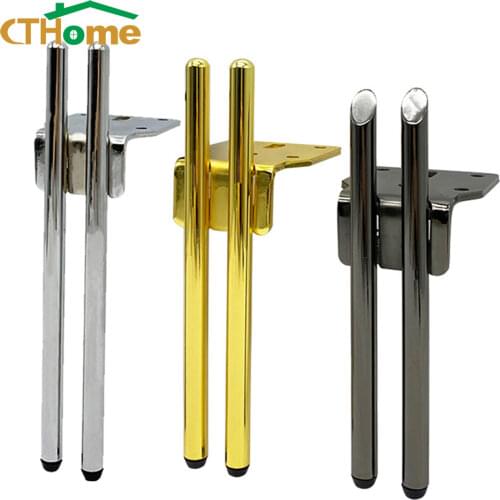 2/4pcs Light Luxury Metal Sofa Furniture Legs Black Gold Coffee Table Cupboard Bathroom Foot Solid Support Frame Hardware Legs