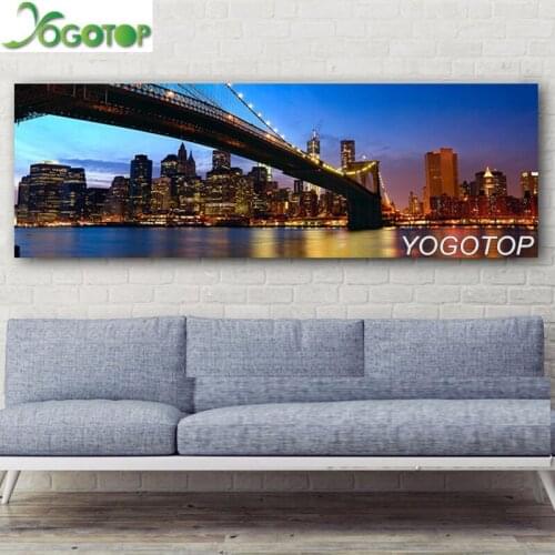 Large Size New York London Stockholm City Landscape Diy Diamond Painting 5D Diamond embroidery full mosaic Wall Art night YY2057