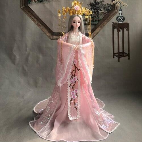 Humanoid 60cm Antique Doll Model Refined Simulation Princess Table Decoration Birthday Gift for Girl Baby Kid Friend