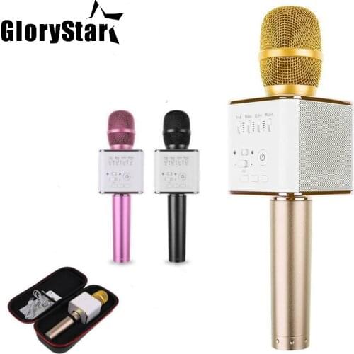 Bluetooth Microphone Speaker Q9 Karaoke KTV Wireless Portable Microphone for iPhone/Samsung WT-550