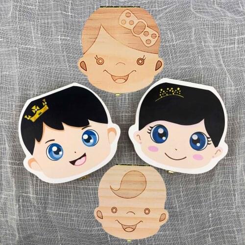 Baby Deciduous Teeth Storage Box Milk Tooth Collection Box for Boys and Girls Beautiful Memory and Gift for Children