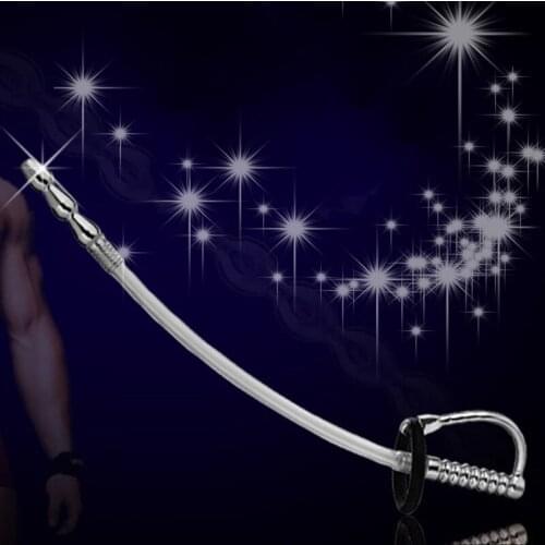 Sexy Men Male Gay Silicone Urethral Dilator Sound Stretching Plug Catheter New