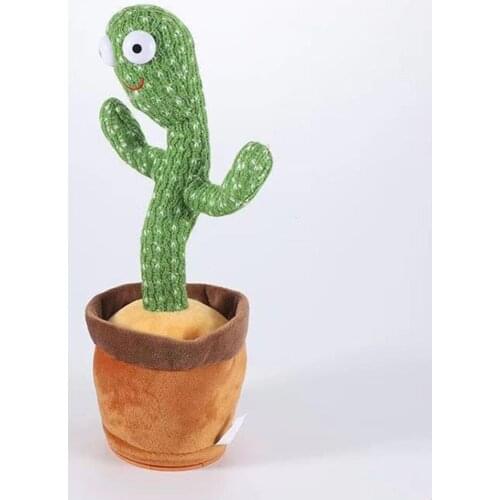 Cactus Plush Toy Electric Singing Songs Dancing And Twisting Cactus Recording Learning To Speak Twisting Plush Toy