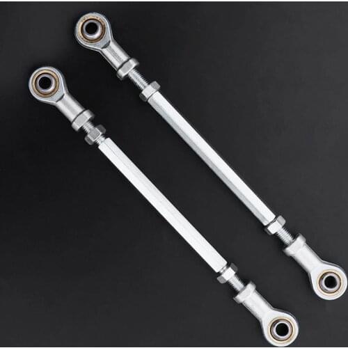 Adjustable ATV Steering Shaft Tie Rod Rack Kit & L & R Hand Tie Rod Ball Joint For ATV Quad Go Kart Etc Modified ATV Accessories