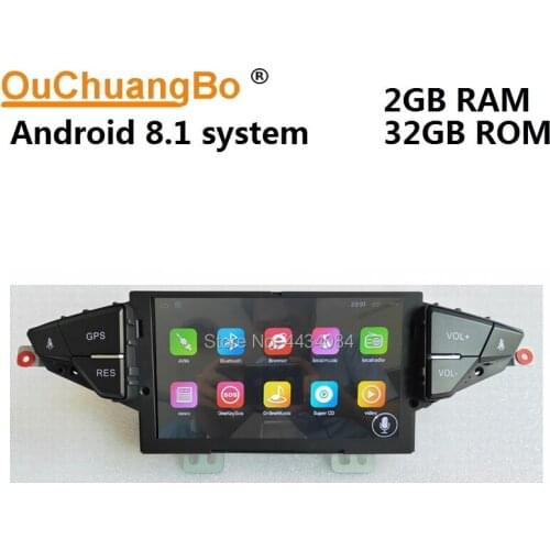 Ouchuangbo audio player car gps radio for Besturn B70 2014-2015 support 1080P USB WIFI 4 core android 8.1 OS
