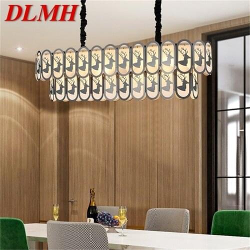 DLMH Pendant Light Postmodern Creative Crystal Lamp Luxury Decorative for Home Dining Living Room