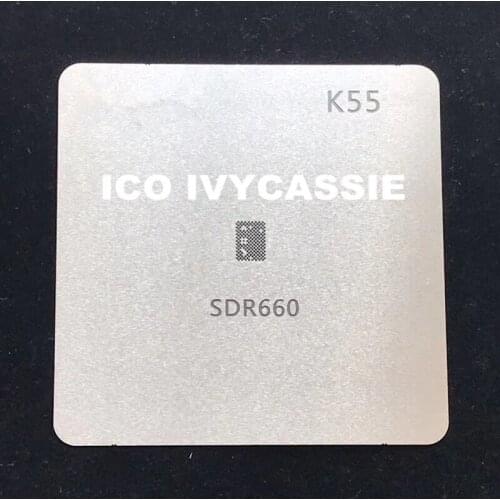 SDR660 BGA Stencil Power Management IC PM Chip Reballing Pins Soldering Tin Plant Net BGA Direct Heating Template K55
