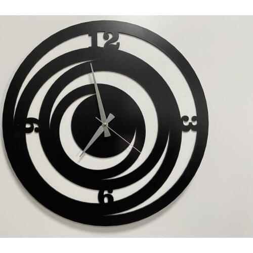 Decoration Living Room Wall Decor Home Living Room Decoration Moon Patterned Wall Clock Black And White