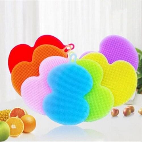 Zero Silicone Fashion Egg Cleaning Glove Makeup Washing Brush Scrubber Tool Cleaners