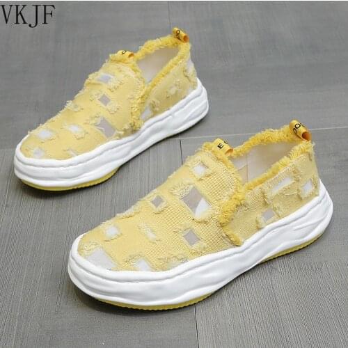 Women Platform Flats Vulcanized Shoes 2021 New Spring Autumn Mesh Breathable Casual Sport Shoes Runninng Walking Sneakers Mujer